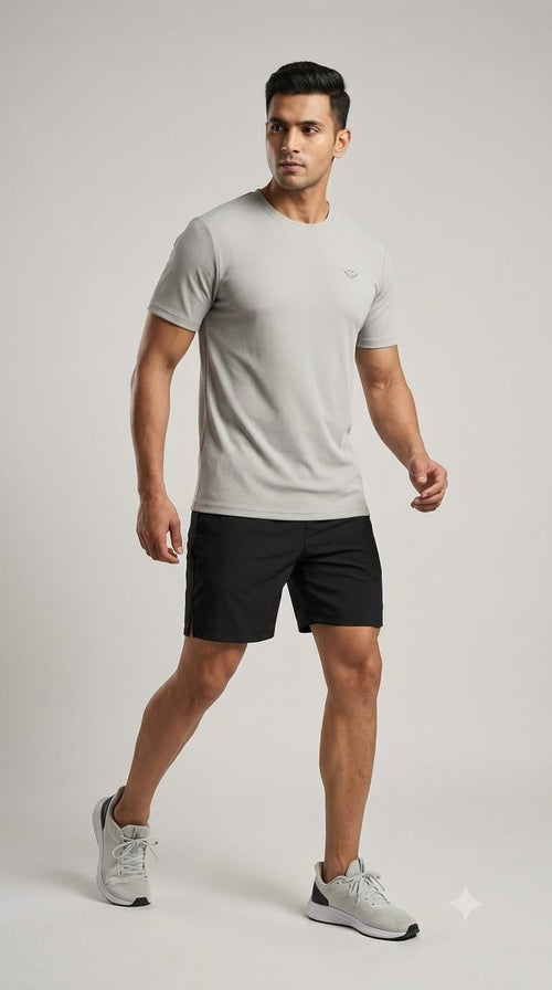 HALF SLEEVE ROUND NECK T-SHIRT FOR MEN